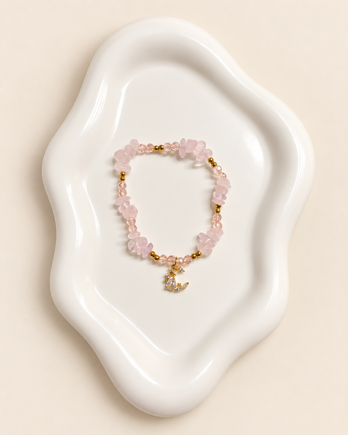 Rosé Quartz – STINA Armband