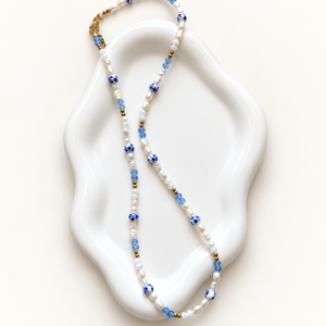 Blue Porcelain – STINA Halskette